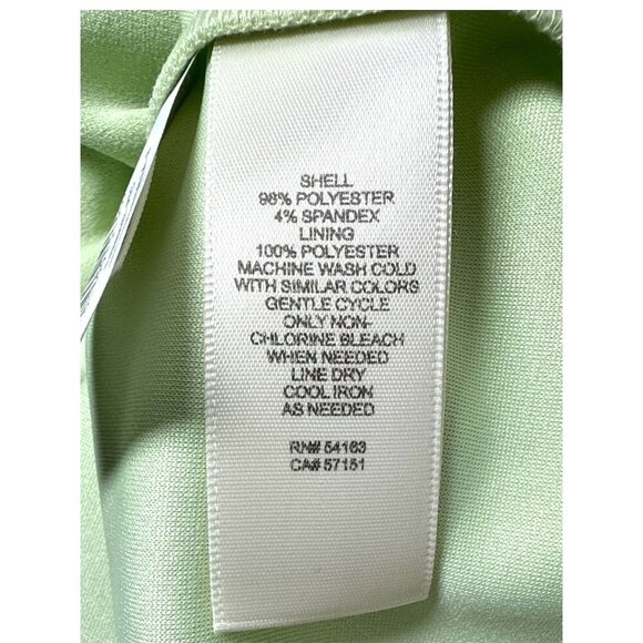 Eliza J Womens Light Green Sleeveless Fit Flare Bow Detail Midi Dress Sz 8 New - Picture 7 of 8